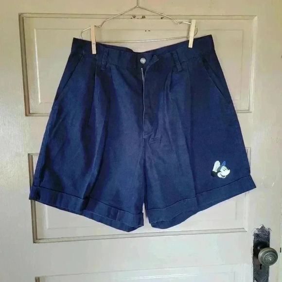 Jerry Leigh Pants - Vintage Mickey Unlimited Jerry Leigh Cruise Mom Shorts Women Navy Blue Sz 13